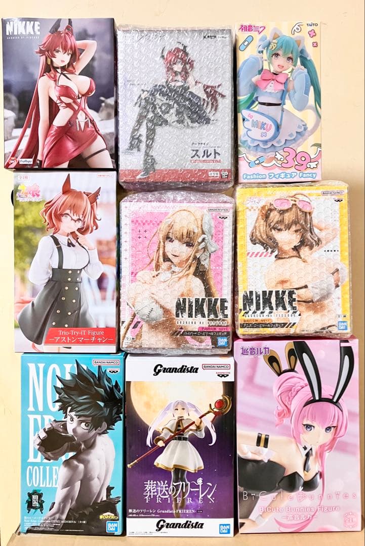 プライズフィギュア まとめ売り Noir Edge 緑谷出久 スルト 初音ミク