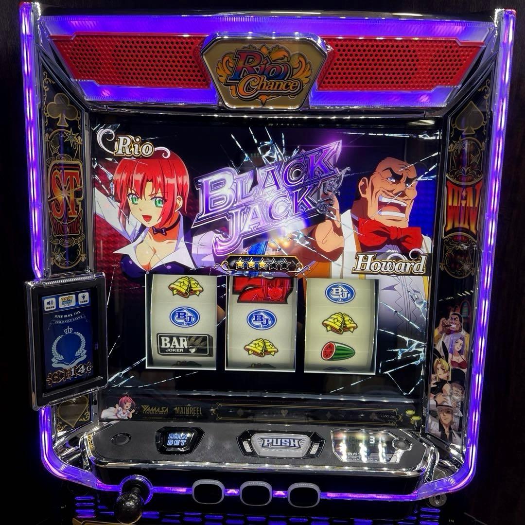 スマスロ「スーパーブラックジャック」 送料無料　パチスロ実機