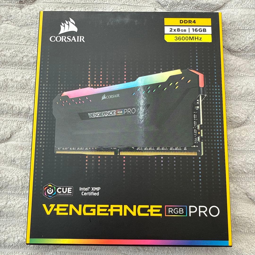 CORSAIR DDR4-3600MHz メモリ VENGEANCE 16GB VENGEANCE® LPX 16GB (2 x 8GB) DDR4 DRAM 3600MHz C18 Memory Kit - Black