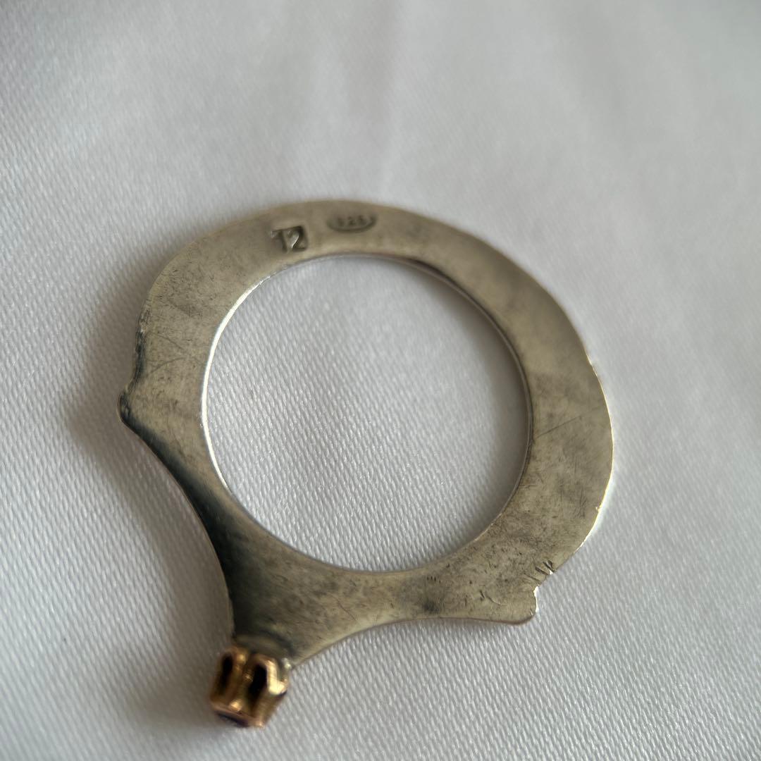 H.P.FRANCE ロザマリア シルバー925 リング 12号④