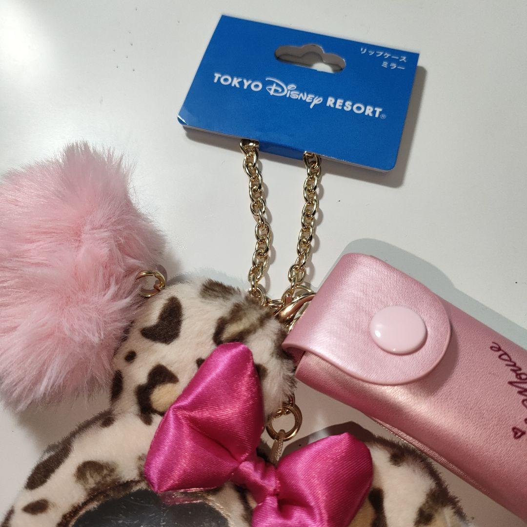 ディズニー ヒョウ柄 レオパード ミニー リップケースミラー - メルカリ