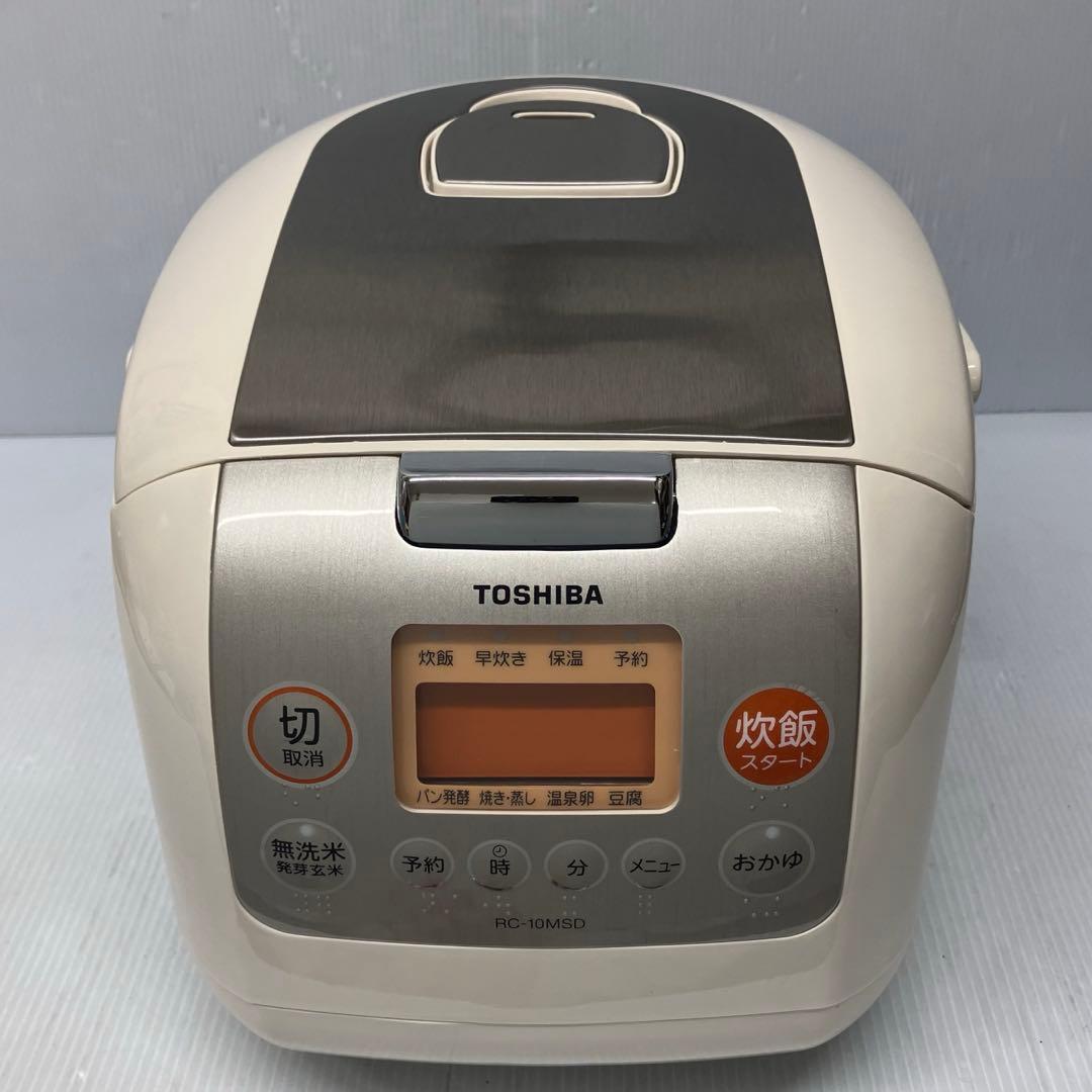 TOSHIBA/東芝】東芝保温窯 炊飯器 RC-10MSD ライトベージュ - メルカリ