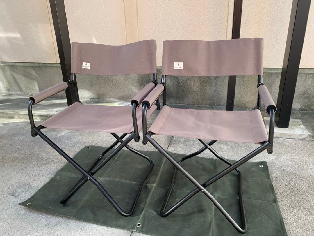 スノーピーク  Peak FDチェアワイド グレー 2脚セット Snow Peak(スノーピーク）／FDチェアワイド グレー | 道具・ギア 【BE