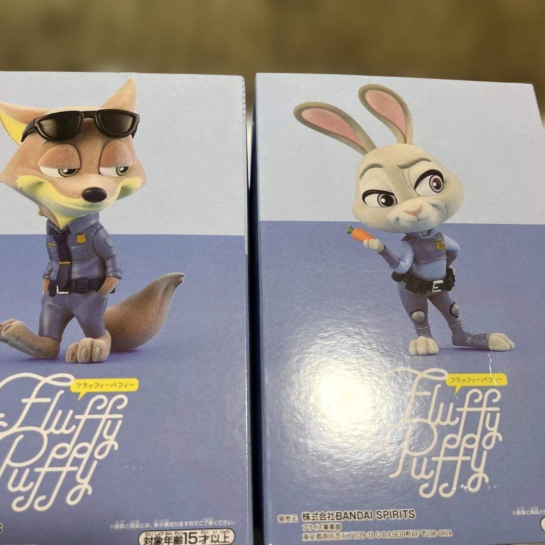 ズートピア Fluffy Puffy フィギュア ジュディ ニック セット - メルカリ