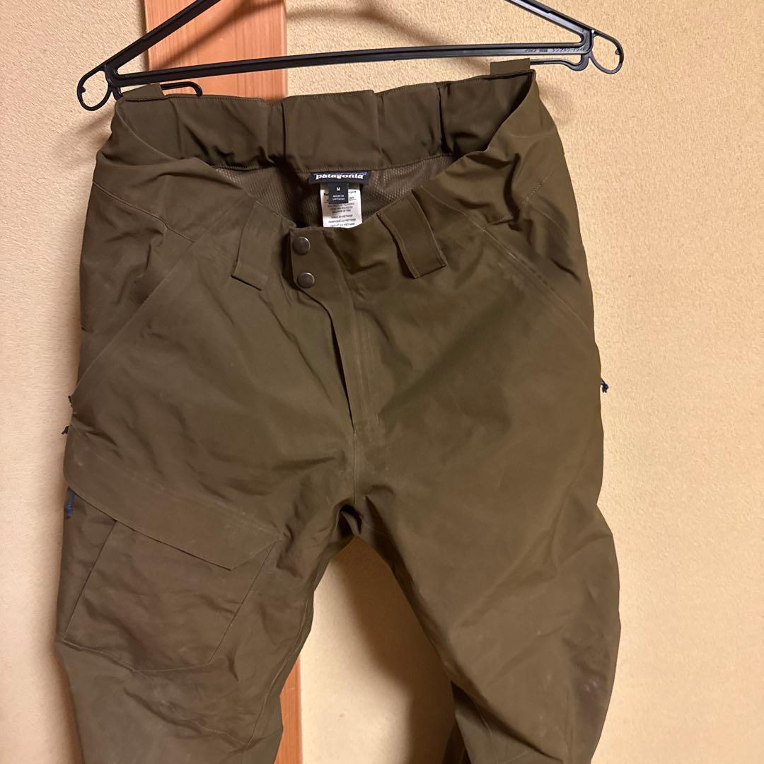 patagonia スノーボードパンツ Mサイズ オリーブグリーン - メルカリ