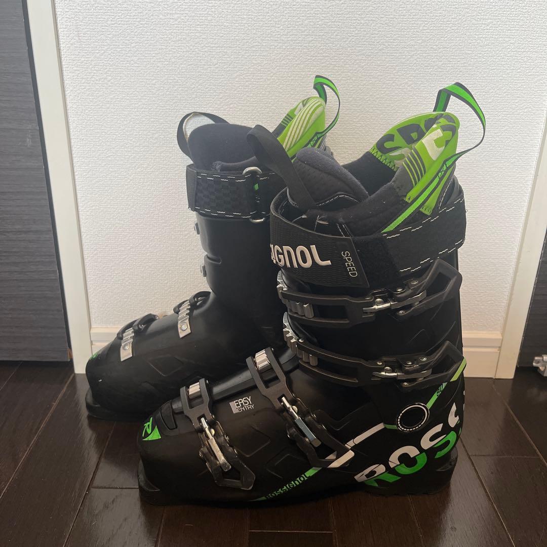 ROSSIGNOL スキーブーツ Speed80 黒/緑　26.5cm
