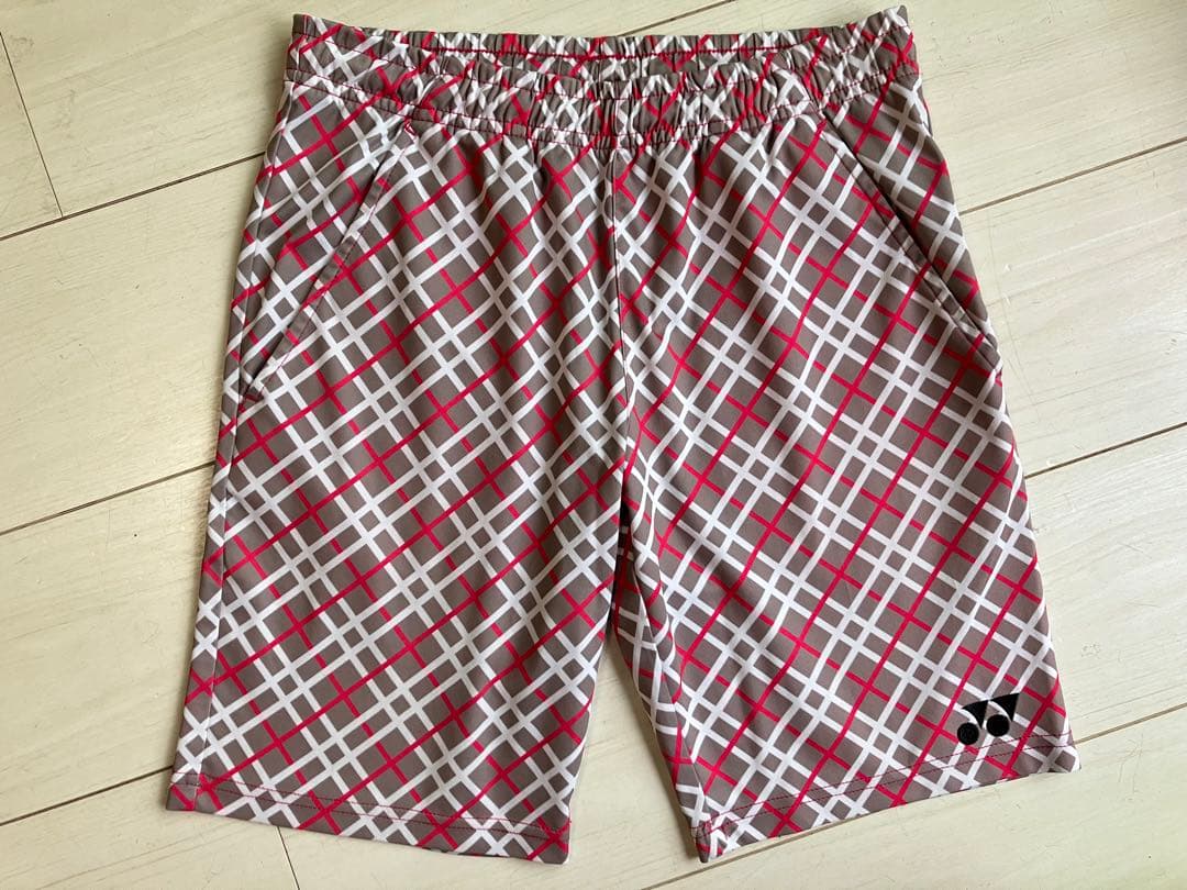 YONEX ワウリンカ選手着用モデル チェック柄ハーフパンツSS - メルカリ