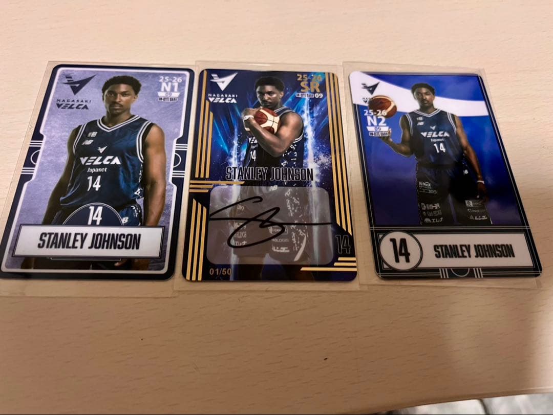 長崎ヴェルカ スタンリー ジョンソン 2025 SR シリアルナンバー 01