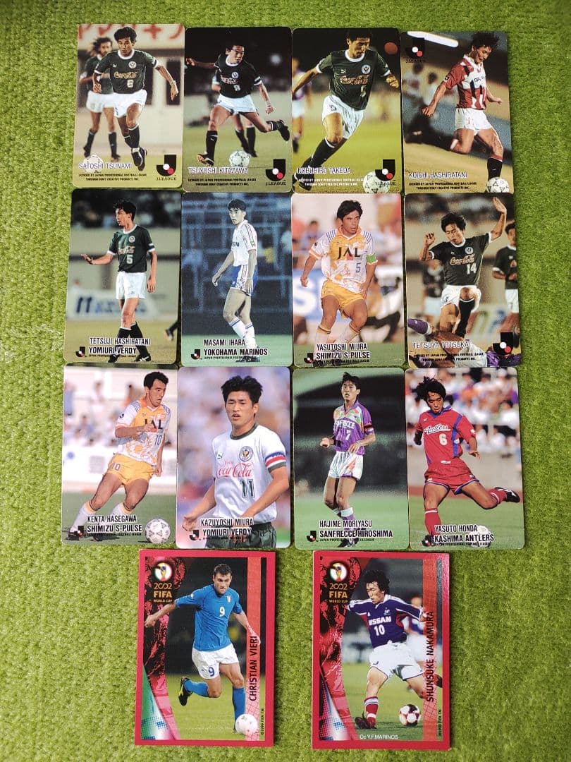 [匿名発送]　Jリーグカード　1992～1993年　74枚まとめ売り