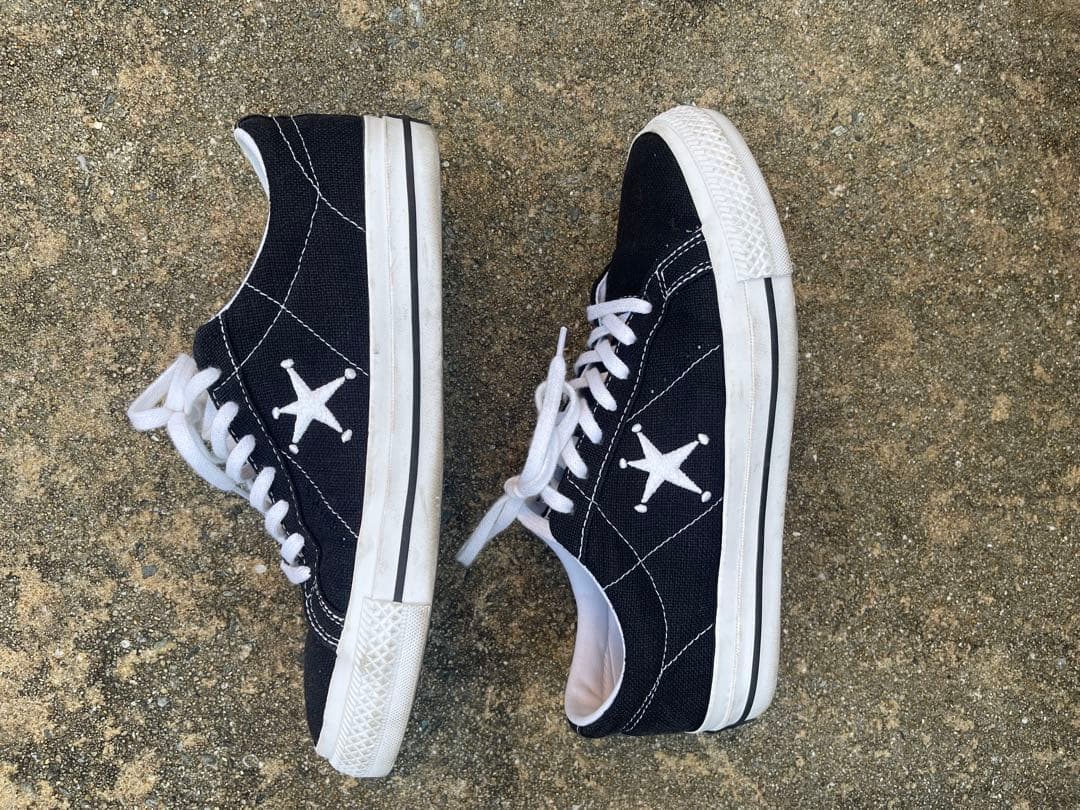 stussy × converse one star 27.5cm