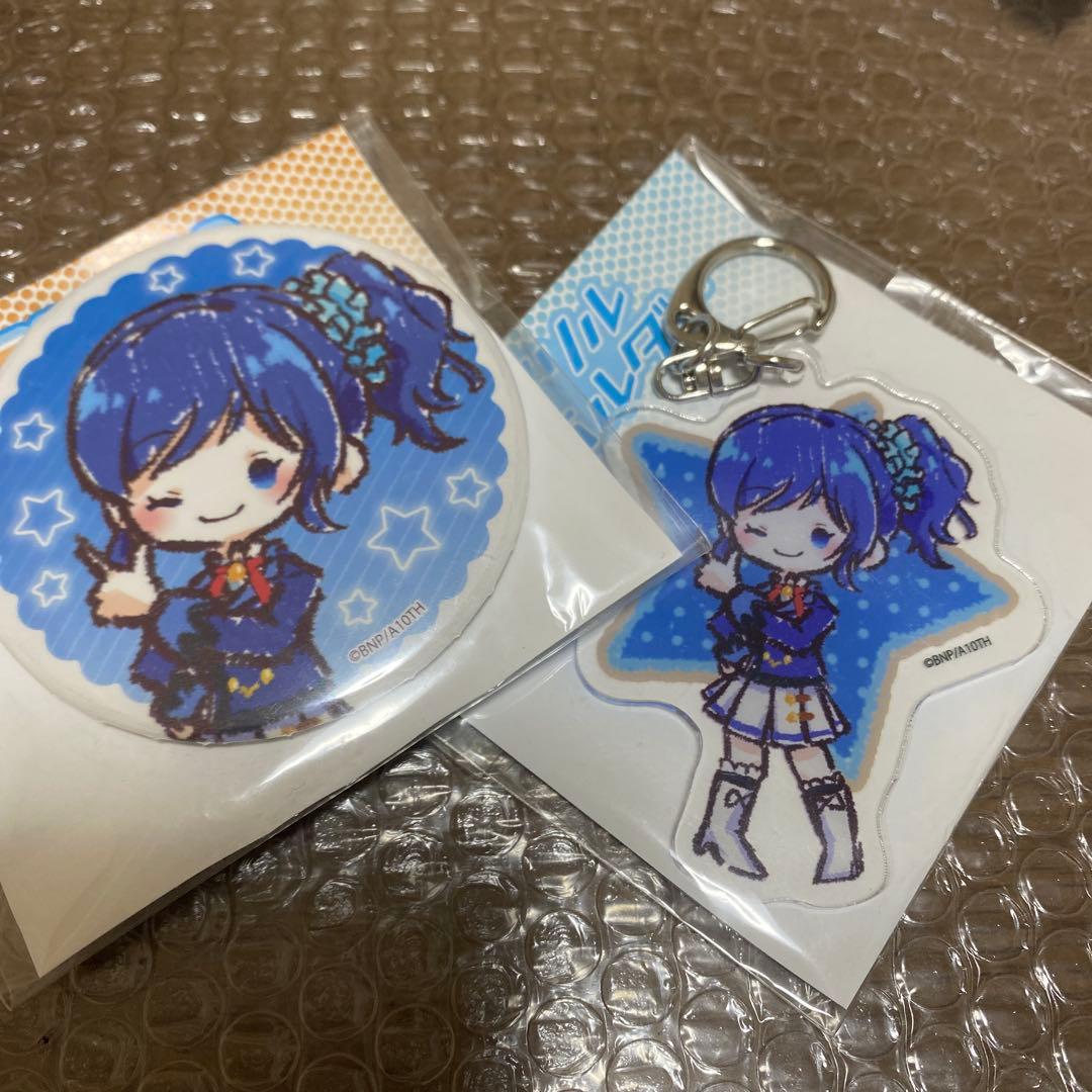 霧矢あおいちゃんグラフアート缶バッジ！アクリルキーホルダー