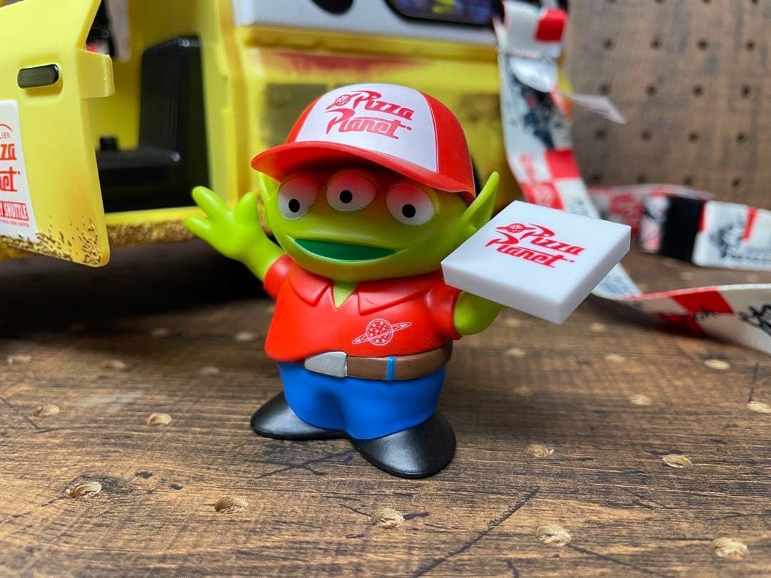 アメリカ　ディズニーランド ピザプラネット ポップコーンバケット