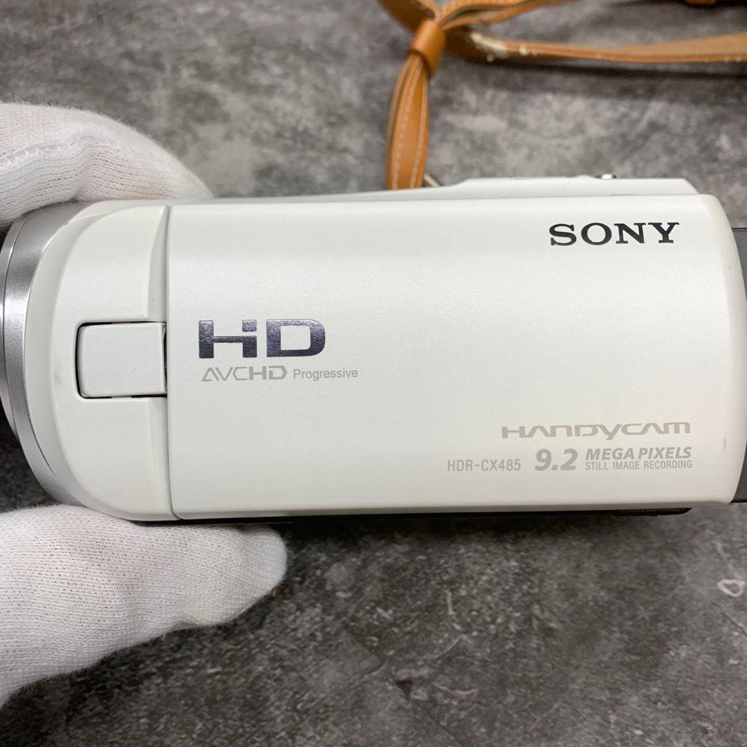 I804 SONY ハンディカム HDR-CX485 HD ホワイト ※現状品 - メルカリ
