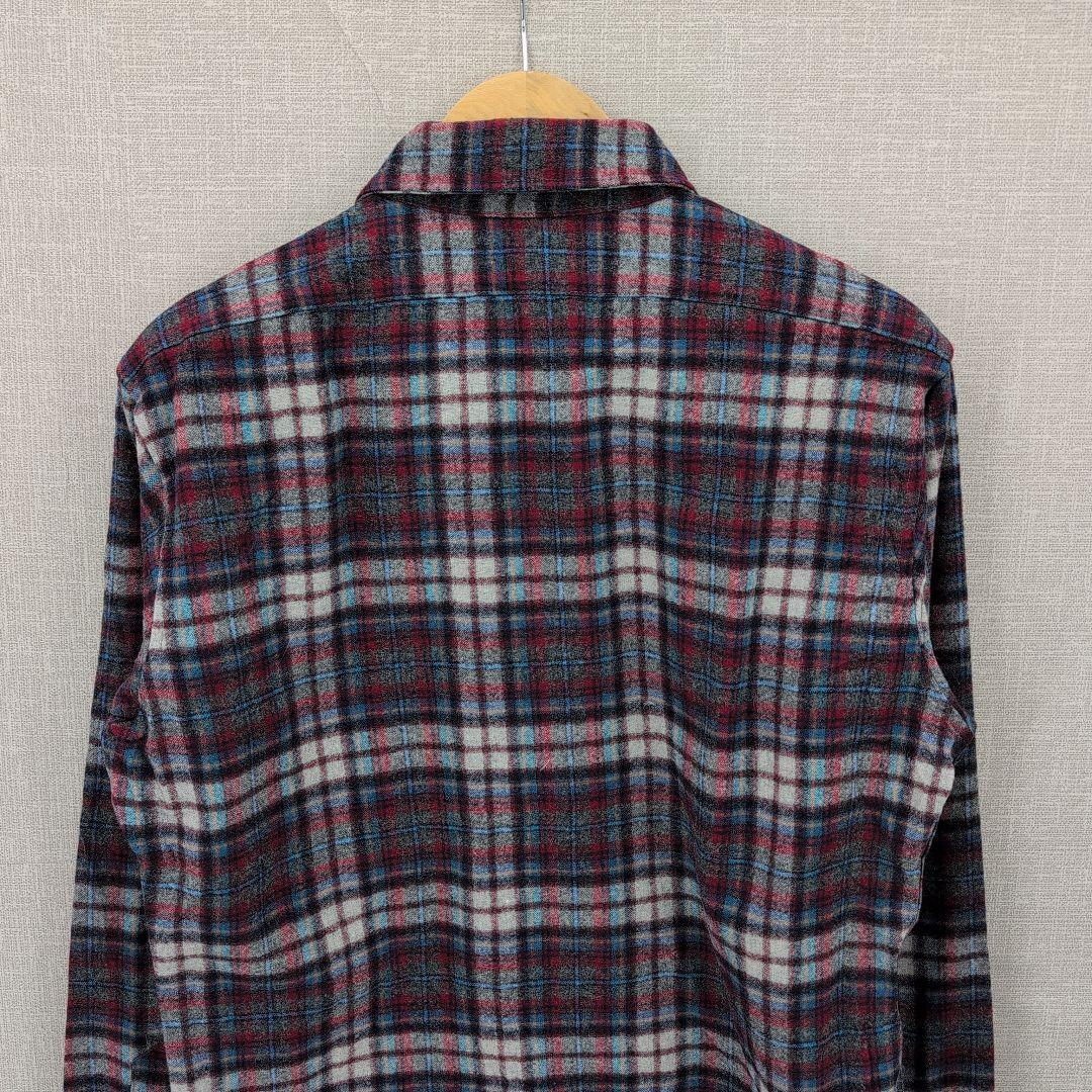 80s ペンドルトン USA製 ウール チェックシャツ M タータンチェック