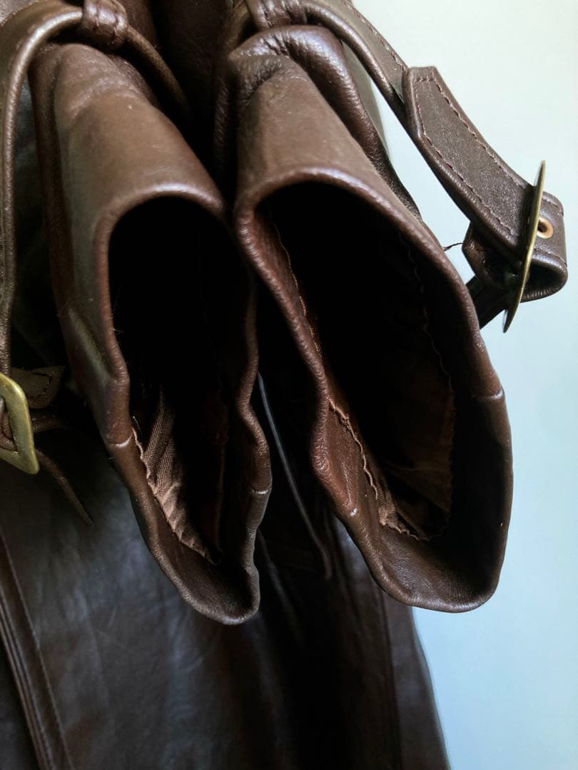 ジャケット・アウター 80s \"Aquascutum\" Leather Trench Coat