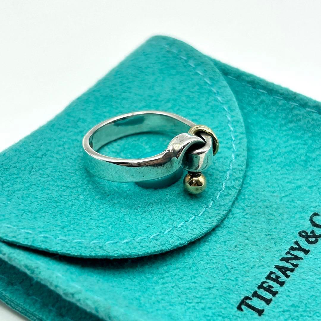ティファニー フック＆アイ リング 約13号 コンビ 925 750 - メルカリ