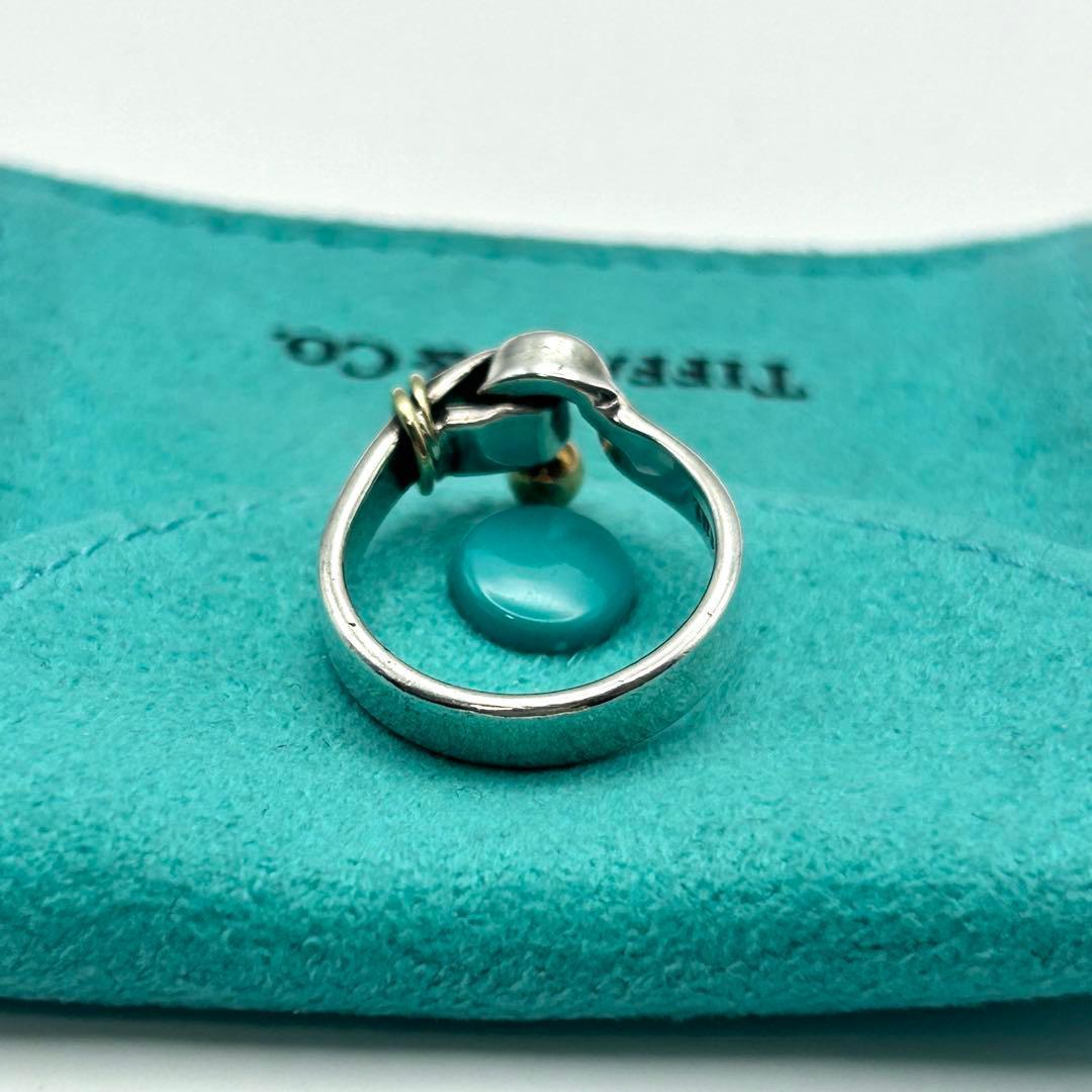 ティファニー フック＆アイ リング 約13号 コンビ 925 750 - メルカリ