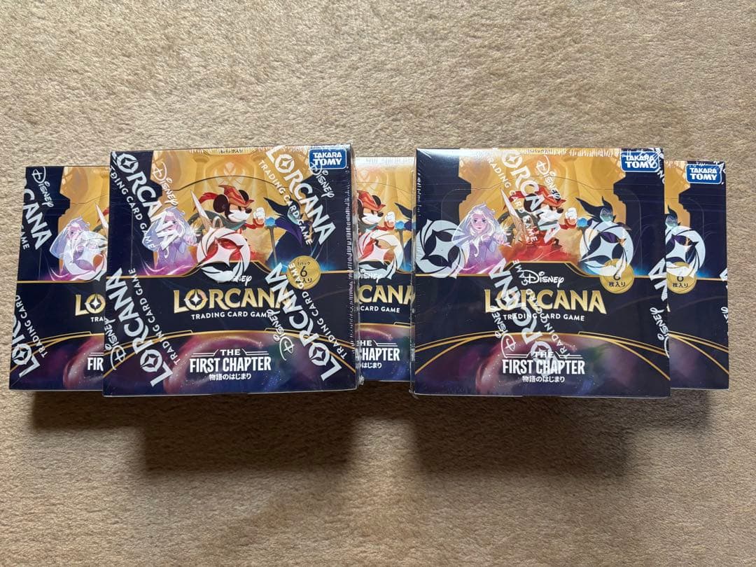ロルカナ 物語の始まり 5箱 シュリンク付き Disney（ディズニー） ロルカナ シュリンク付き BOX 日本語版 Disney