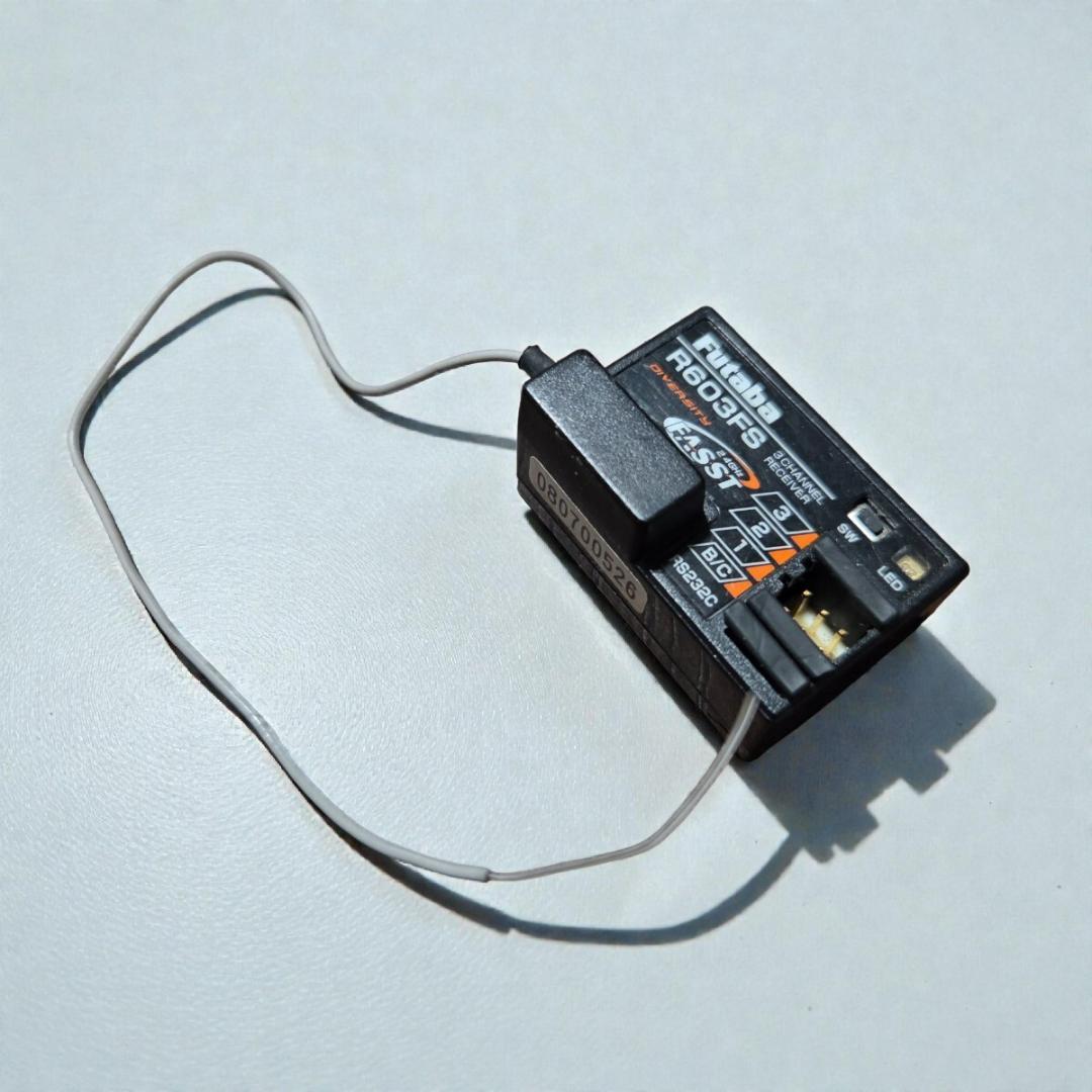 フタバ R603FS 2.4G 受信機 レシーバー FASST FUTABA - メルカリ