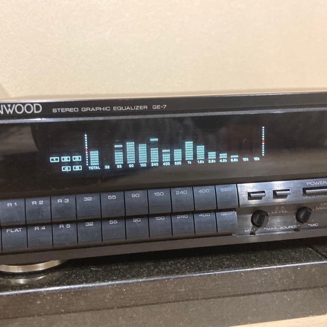 超美品 KENWOOD GE-7 ステレオグラフィックイコライザー - メルカリ