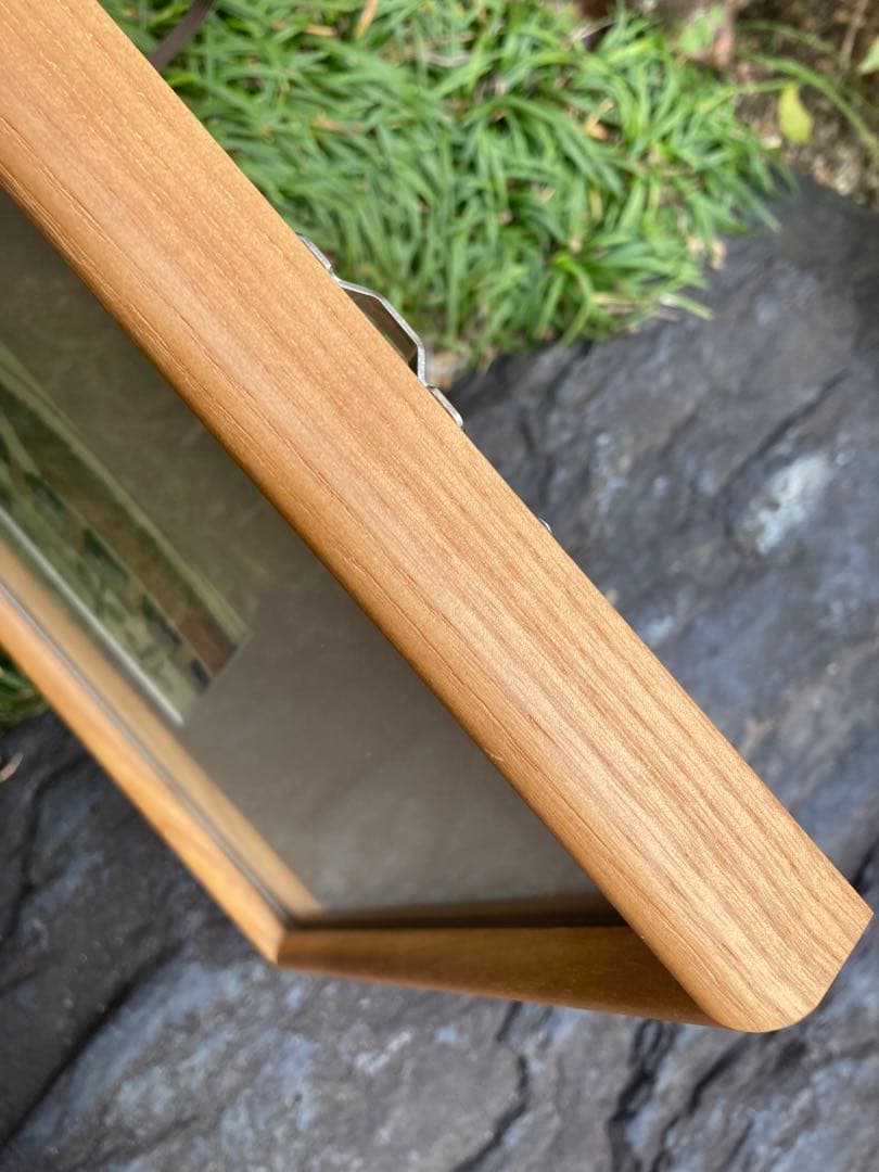 H. CHINH 農村風景 絵画 木製フレーム付き