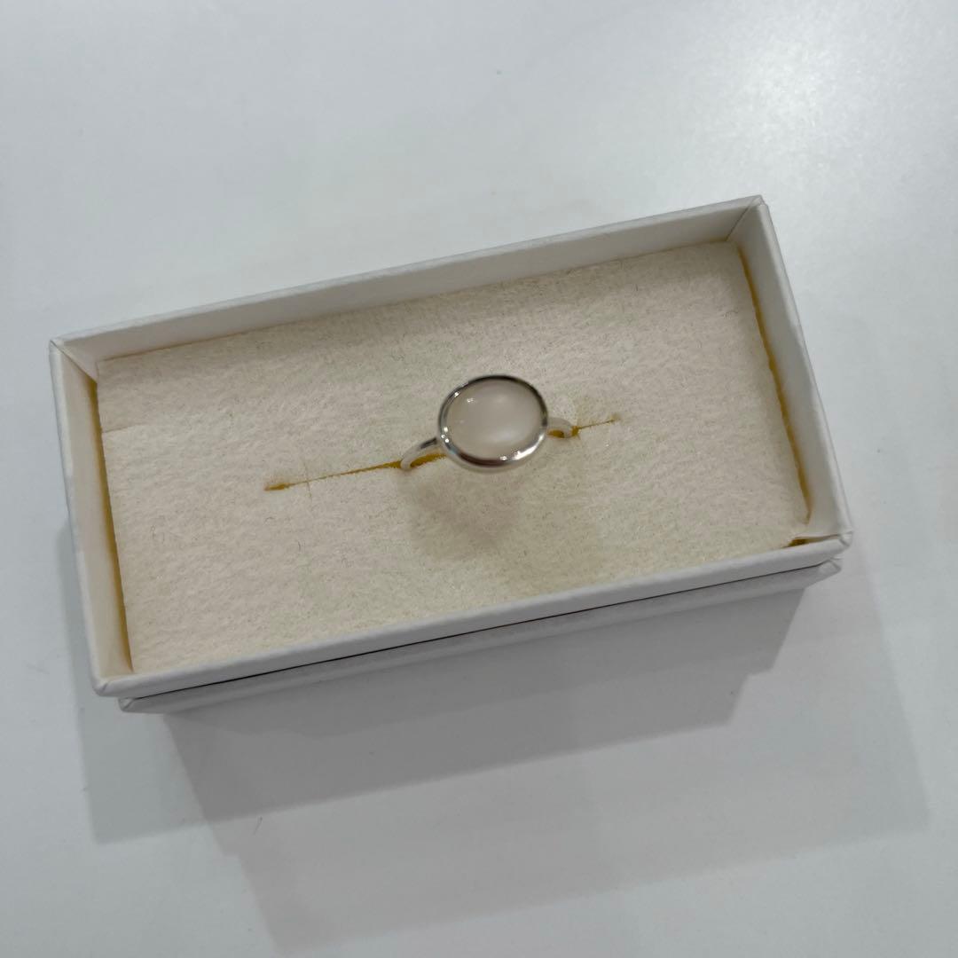 ｟最終値下げ｠la chic ムーンストーンリング　SV925 11号 SV925 ホワイトムーンストーン リング – anybelle