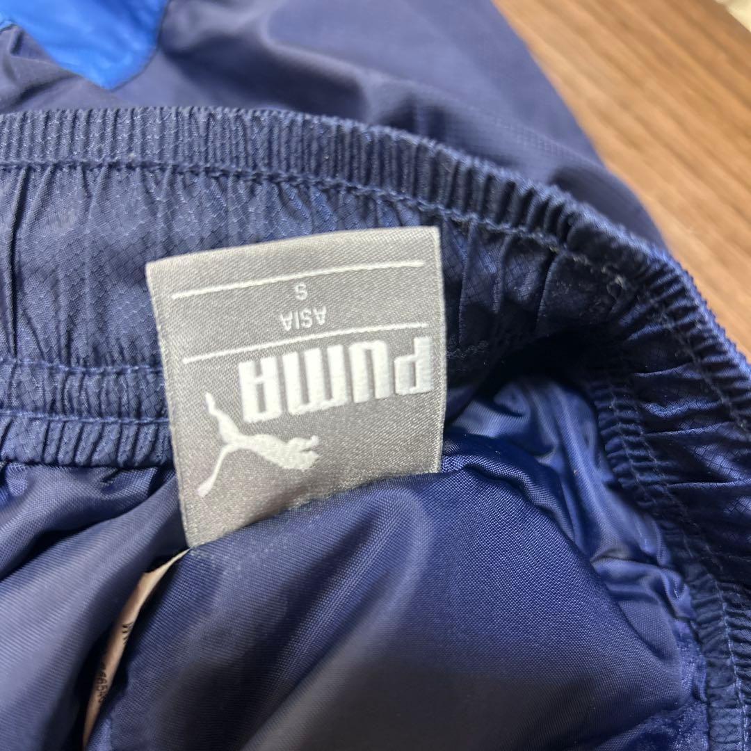 PUMA ピステ・ウィンドブレーカー ネイビー - メルカリ