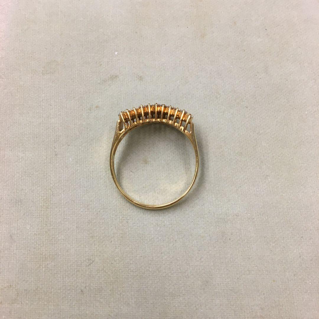 K18 0.44ct 天然ダイヤリング