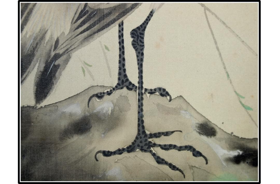 古民家整理品　日本江戸時代肉筆掛け軸そ※1激安骨董品 X1004C3-2