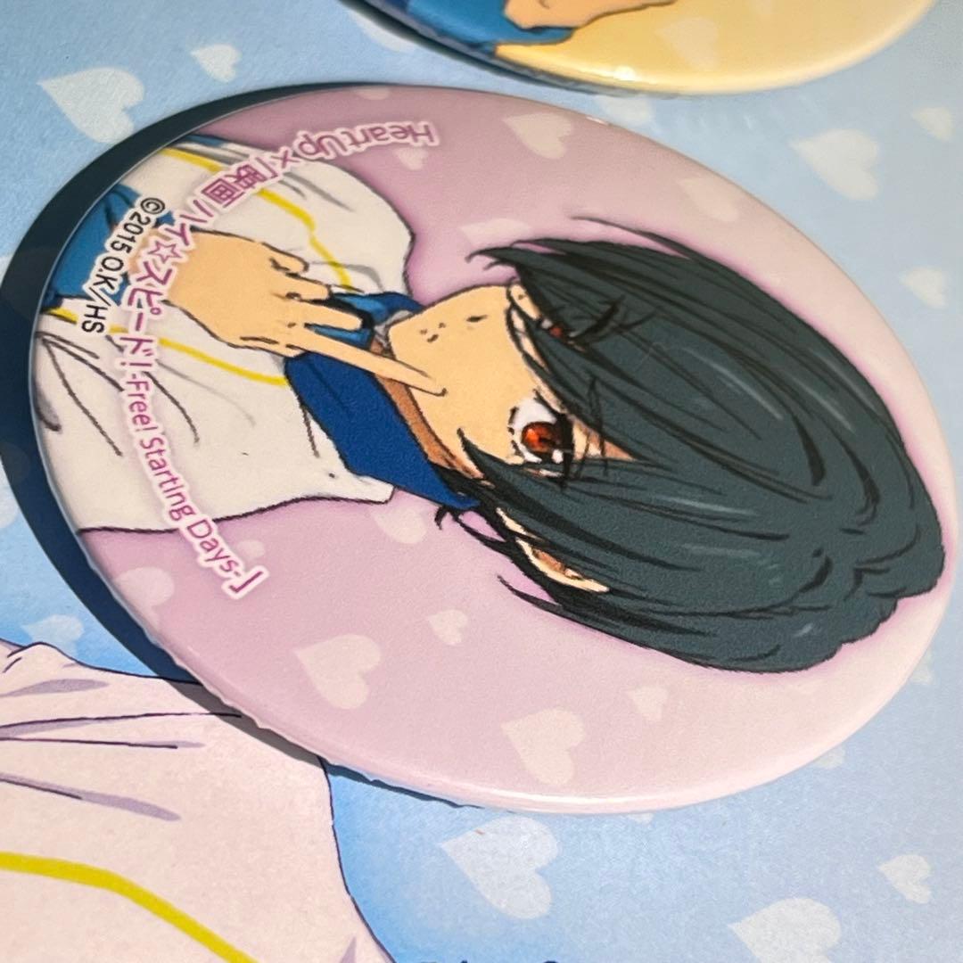 Free! ハイスピード 桐嶋 郁弥ハートアップ 缶バッジ