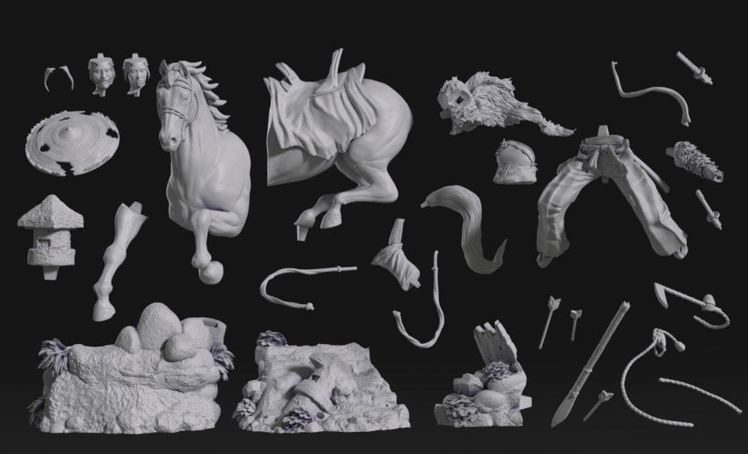 Ghost of Yotei 1/10 未塗装未組立 フィギュア ガレージキット - メルカリ