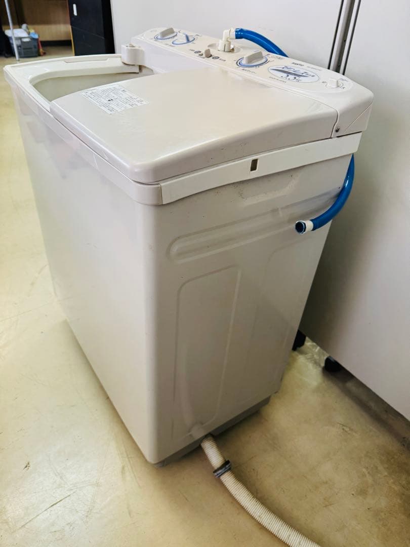 北九州発 SANYO サンヨー 2槽式 全自動洗濯機 5.5kg 大容量 動作品
