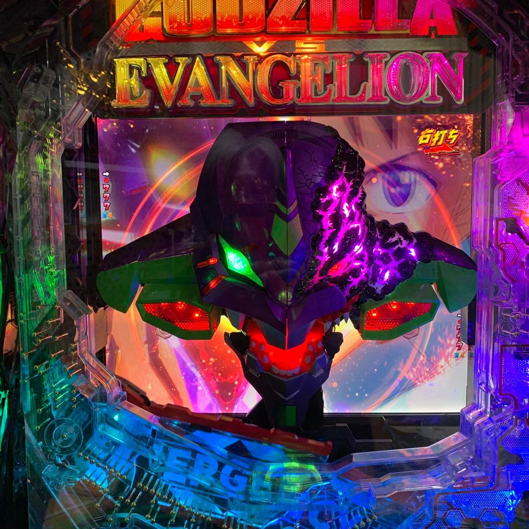 実機 ビスティ Ｐゴジラ対エヴァンゲリオン２Ｒ★ワイヤレスコントローラー付★