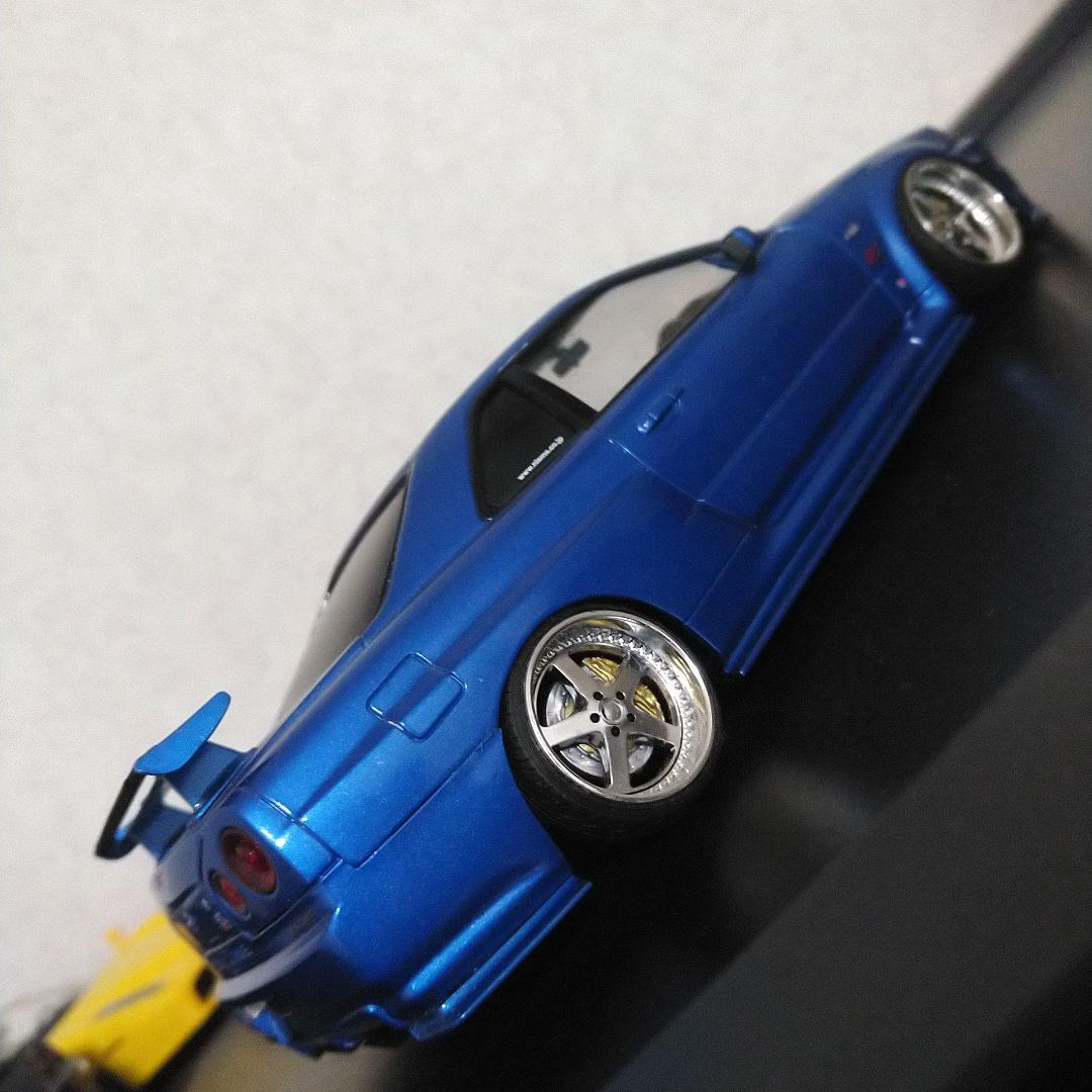 TAKE　青島1/24スカイラインGT-R34プラモデル完成品