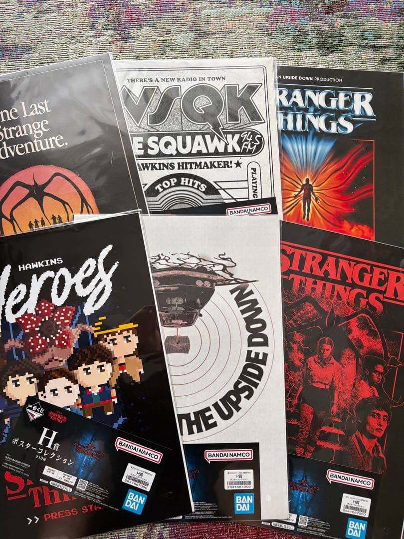 ストレンジャーシングス一番くじ　下位賞セット