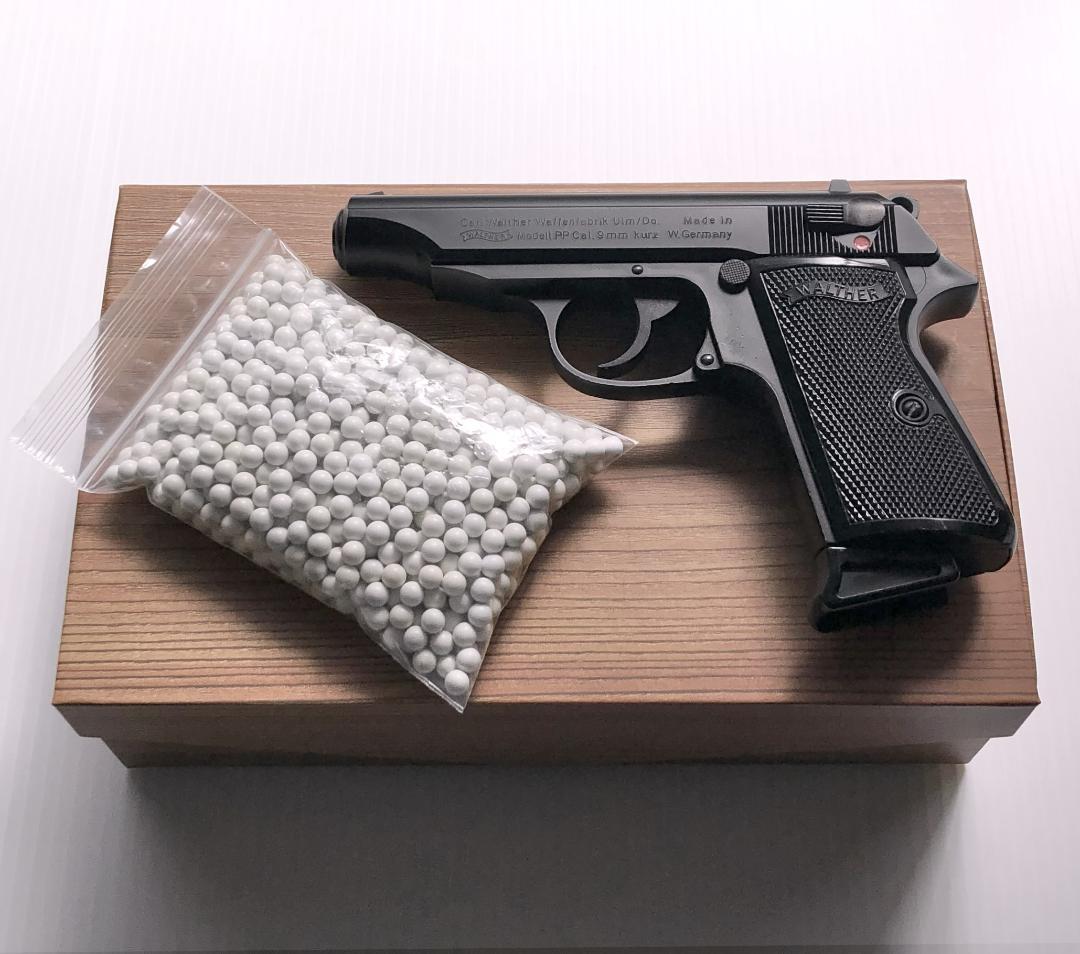 【美品】マルゼン　ワルサーPPガスブローバック ＋ 化粧箱(ppk/ppks可)