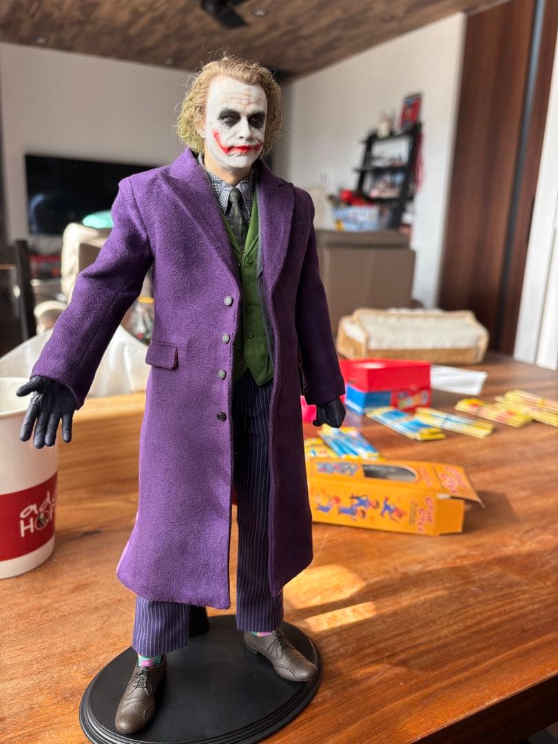 1/6 ジョーカー　カスタム　植毛ヘッド　バットマン　ホットトイズ等　おまけ付
