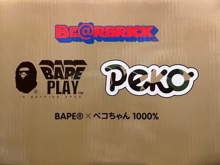 BE＠RBRICK BAPE(R) × ペコちゃん 1000%