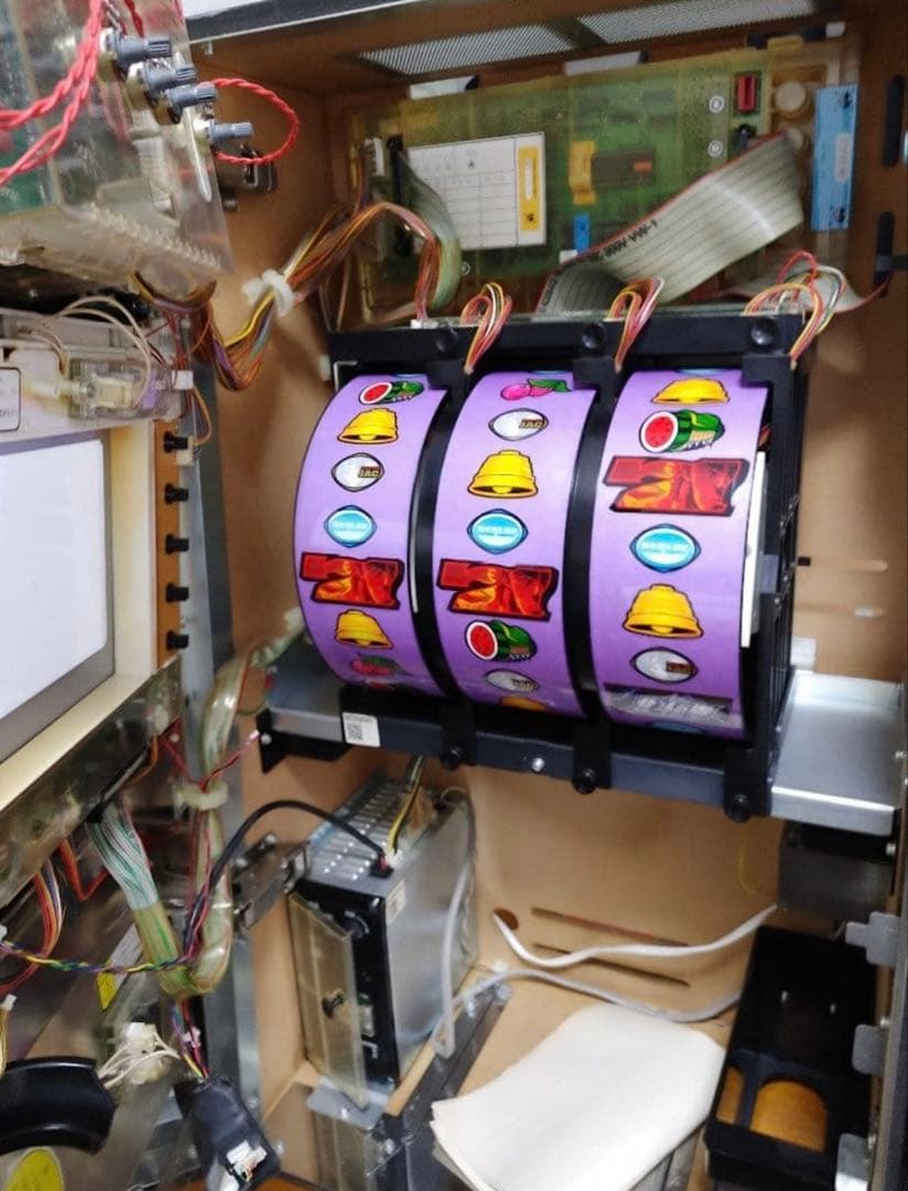 パチスロ 4号機 北斗の拳 拳王パネル 実機 初代 コイン不要機付属 動作