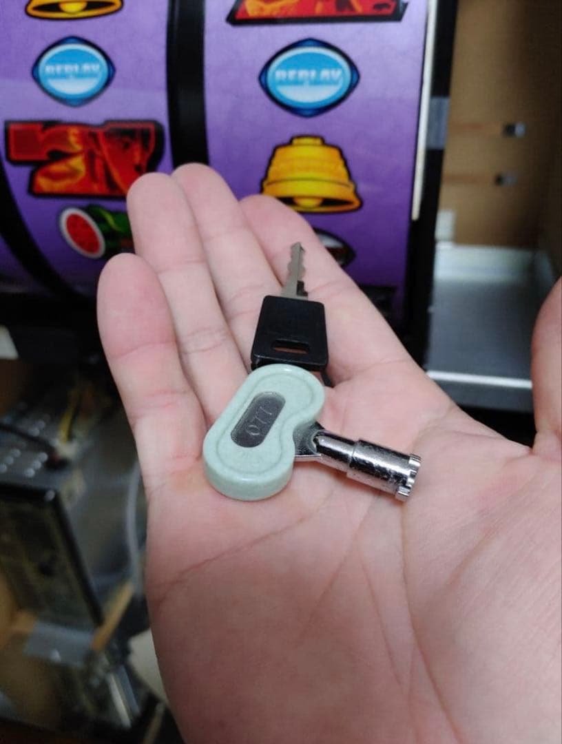 パチスロ 4号機 北斗の拳 拳王パネル 実機 初代 コイン不要機付属 動作