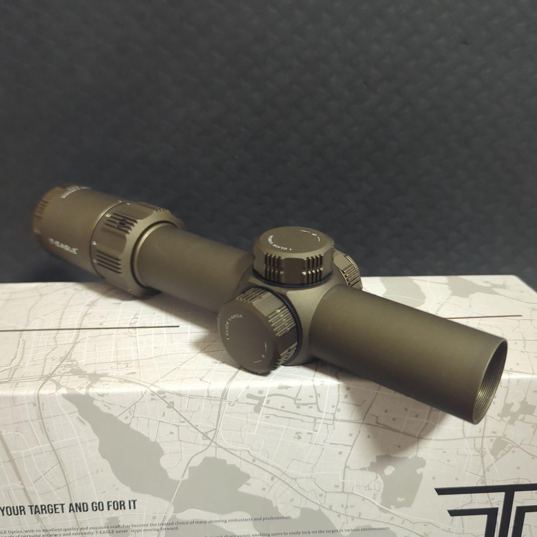 T-EAGLE EOX1.2-6X24IR 光学スコープ、レッド/グリーンイルミ
