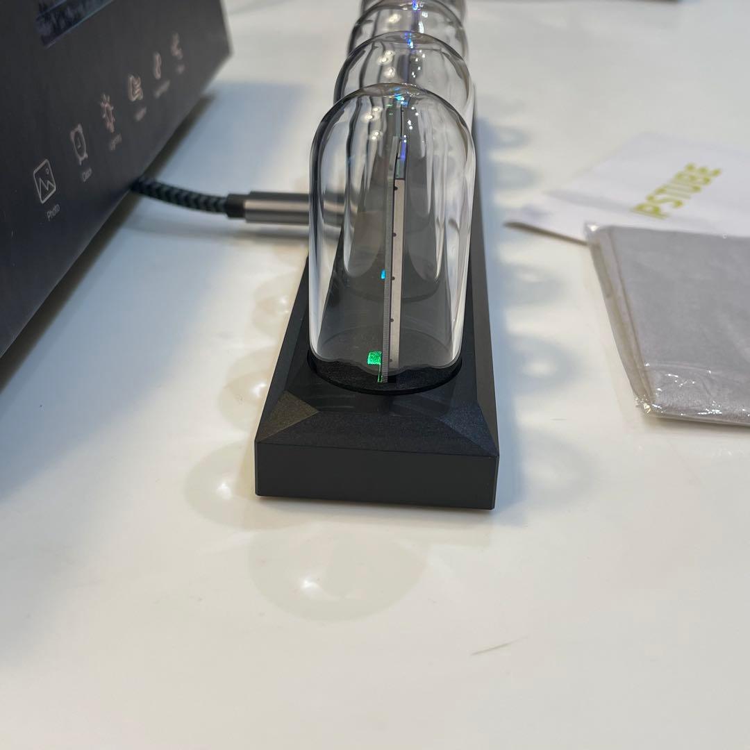 IPSTUBE デジタル時計 LCD IPS ニキシー管 風 - メルカリ