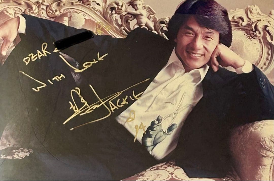 ジャッキーチェン／オートグラフ(直筆サイン) - メルカリ