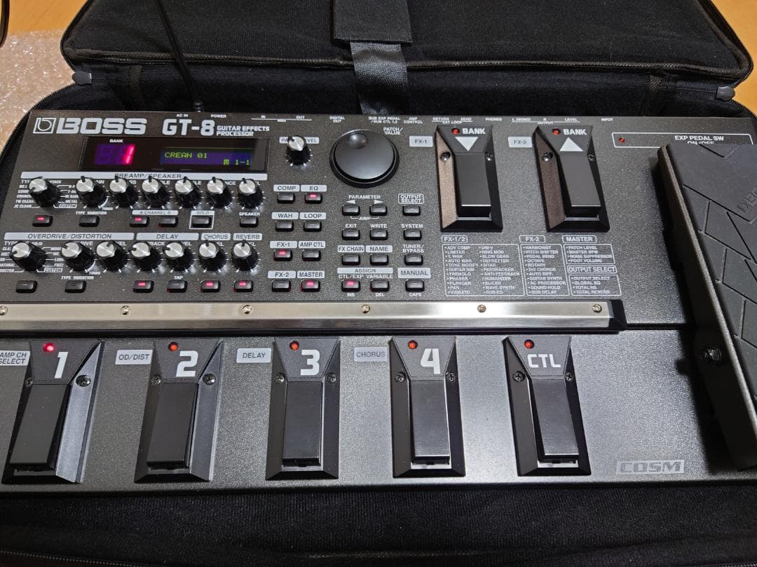 BOSS GT-8 （美品・KC製ソフトケース5000円相当付）動作確認済 - メルカリ