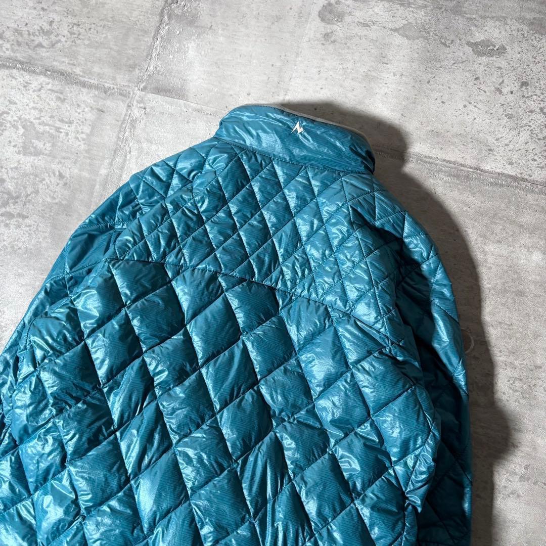 90-00s OLD Marmot ダイヤキルト パファージャケット ターコイズ