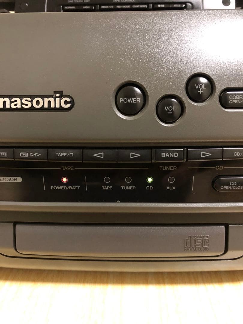 バブルラジカセ】Panasonic コブラトップ RX-DT909 ジャンク品 - メルカリ