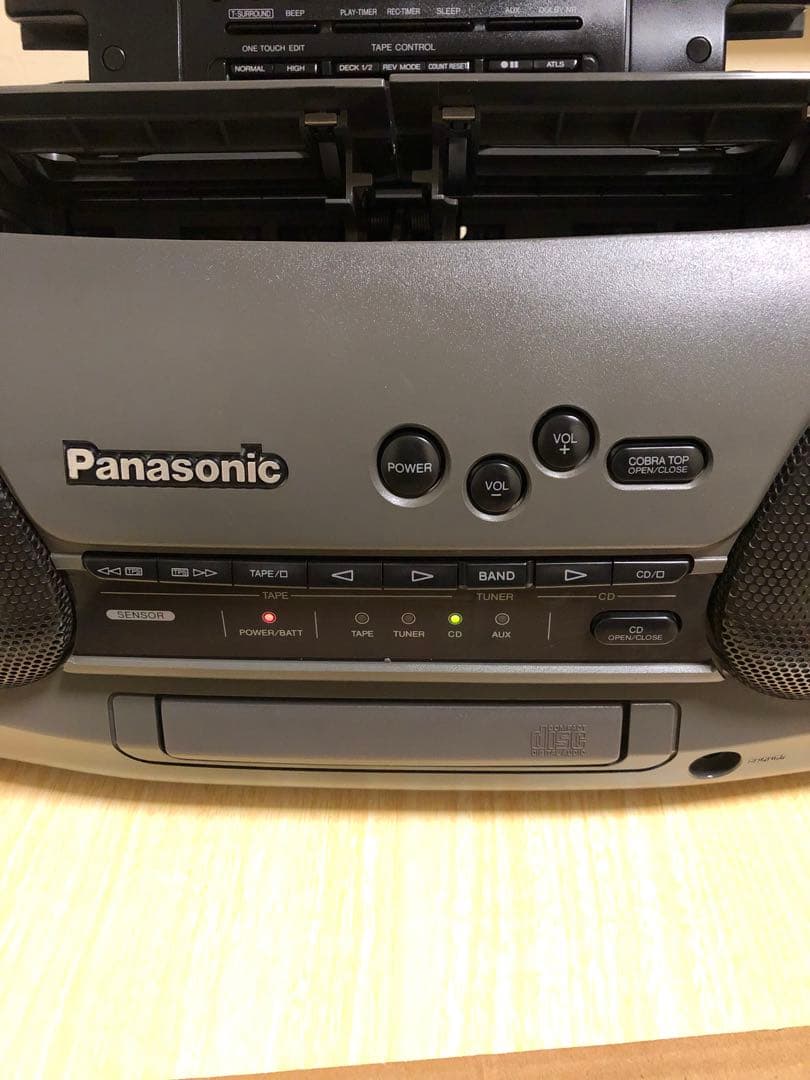 バブルラジカセ】Panasonic コブラトップ RX-DT909 ジャンク品 - メルカリ