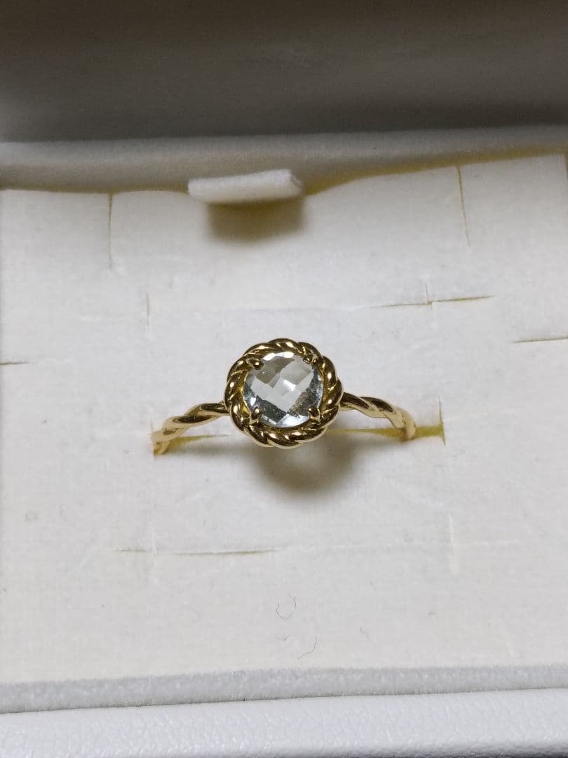 K18 サマンサティアラ　グリーンクォーツ　リング　指輪 中古】 サマンサティアラ Samantha Tiara K18PG リング 指輪