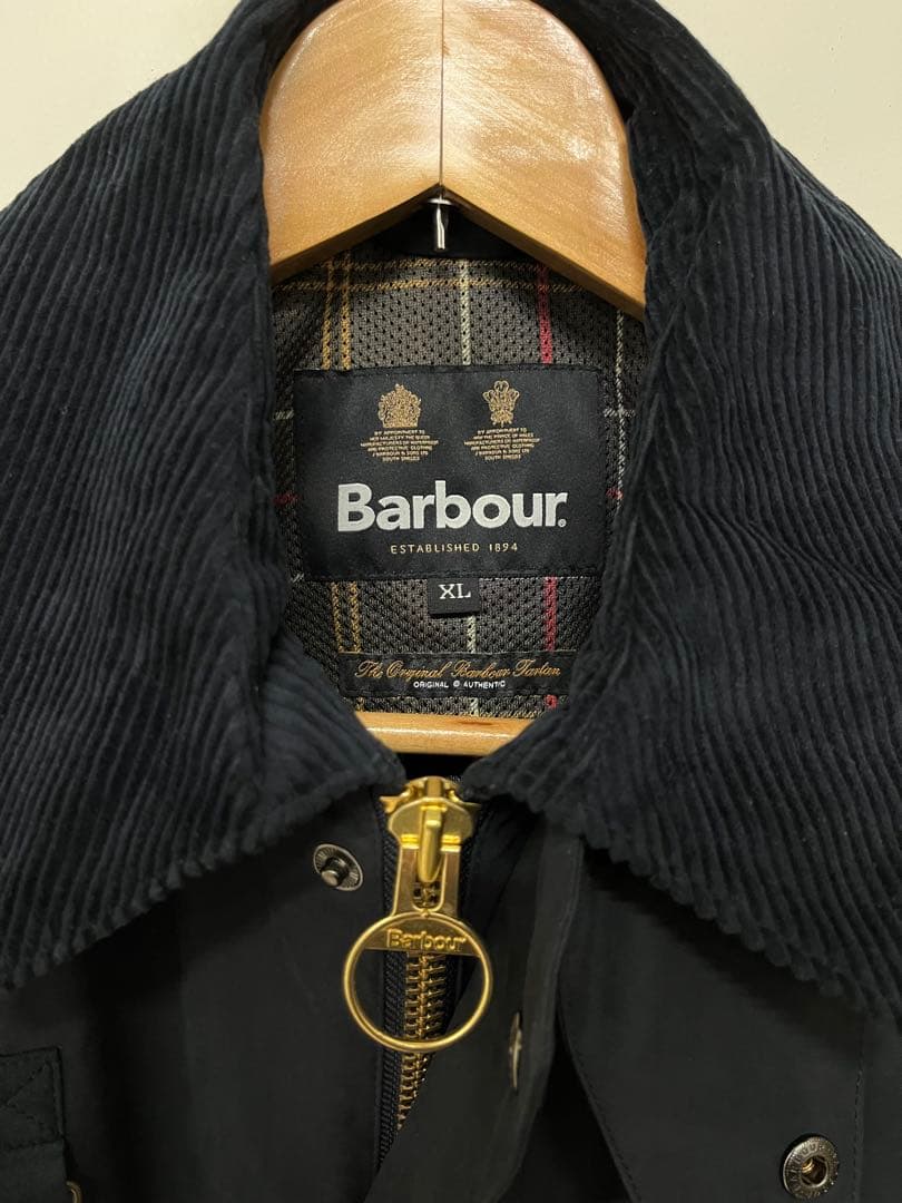BARBOUR SPEY スペイ ピーチスキン XL ネイビー - メルカリ