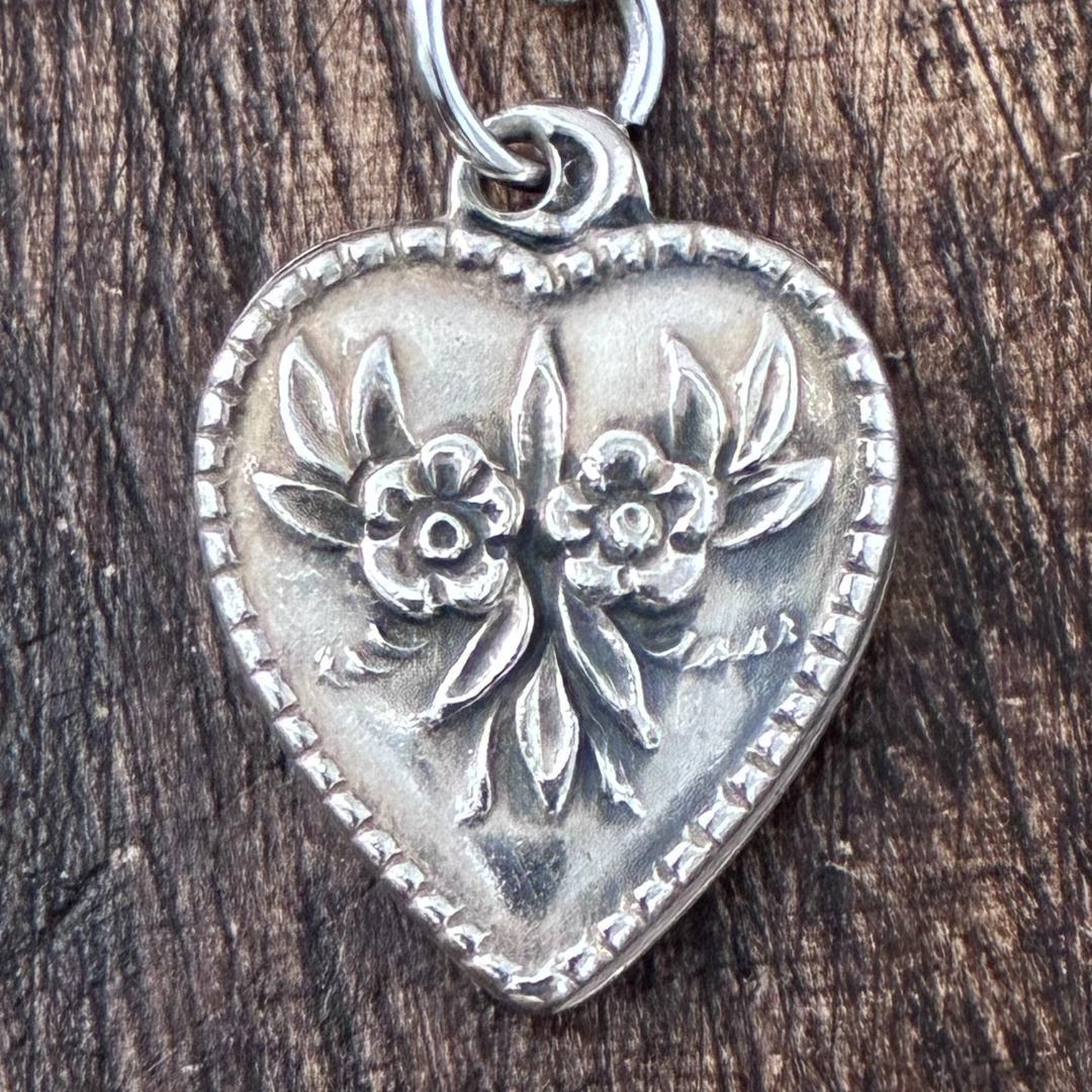 スウィートハートジュエリー 勿忘草 ドット シルバー ヴィンテージ